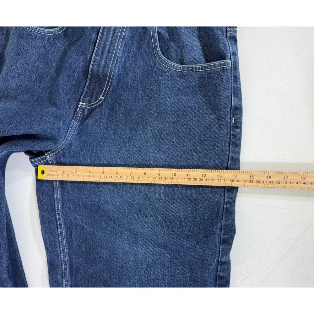 Southpole Baggy Jeans 34 (fits 32x31.5) Dark Wash Y2K Skater Streetwear READ
